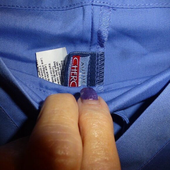Cherokee blue scrub set size  m - Picture 2 of 5